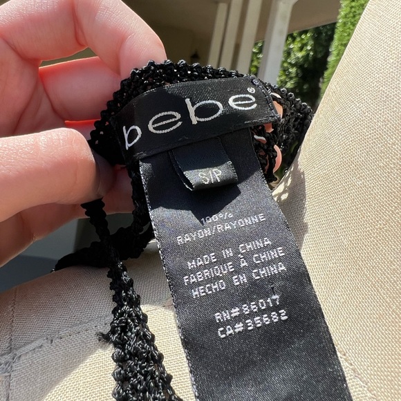 Y2K Bebe Beaded crochet top - Picture 5 of 5